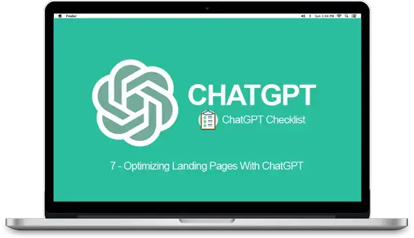 ChatGPT Checklist 7 - Optimizing Landing Pages With ChatGPT