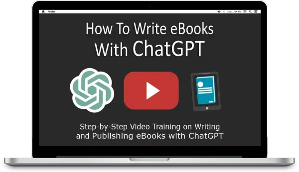 How To Write eBooks With ChatGPT Video Training