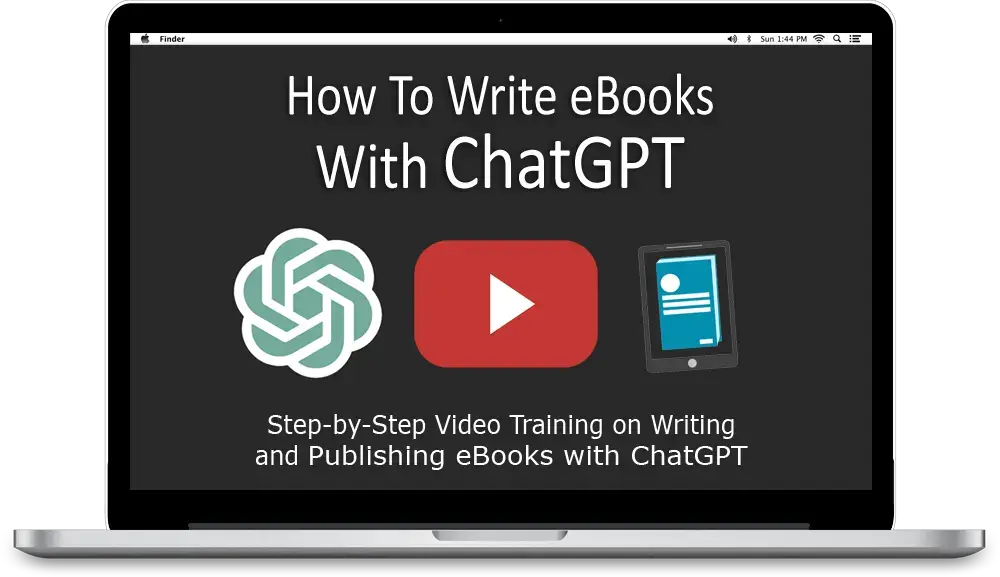 How To Write eBooks With ChatGPT Video Training