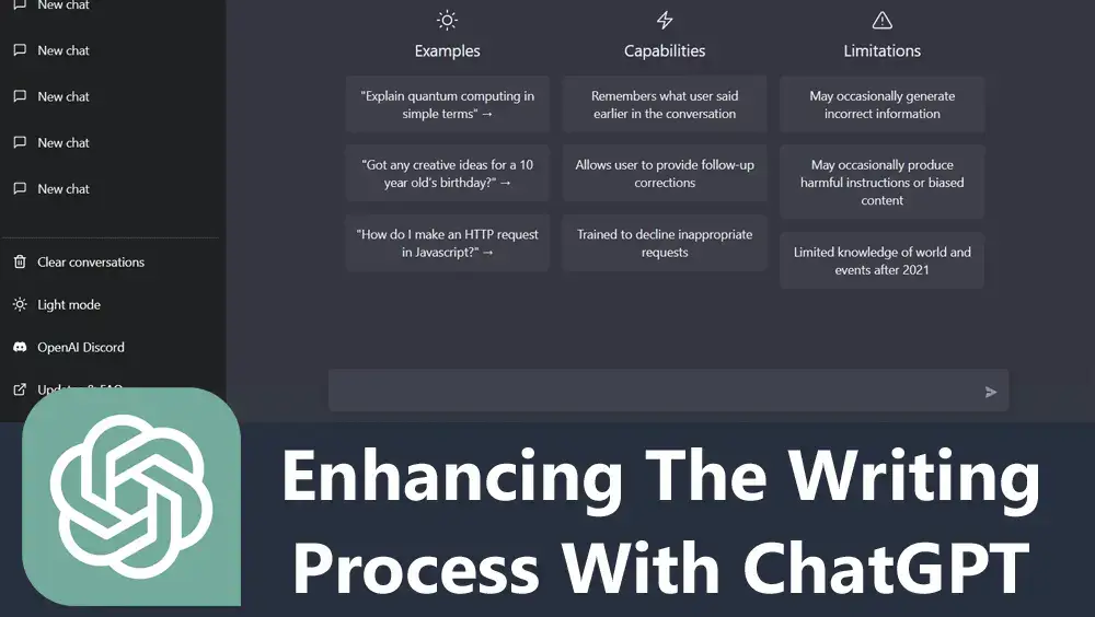 Enhancing the Writing Process with ChatGPT