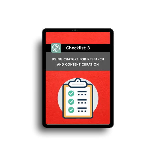 ChatGPT For Researching And Curating Content