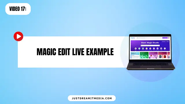 Magic Edit Live Example