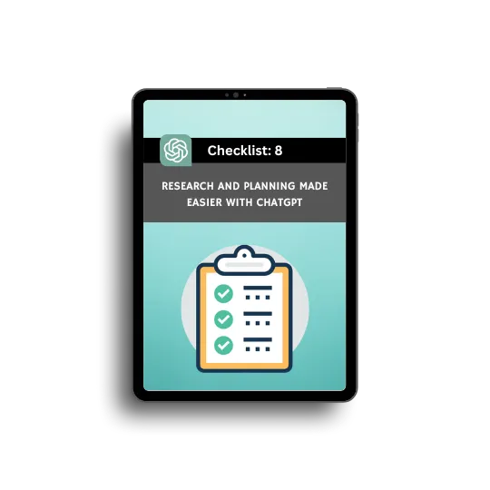 Using ChatGPT For Research And Planning