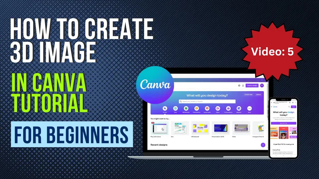 How To Create 3D Image In Canva