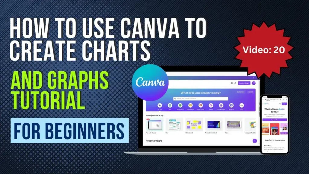how to use canva to create charts and graphs tutorial for beginners