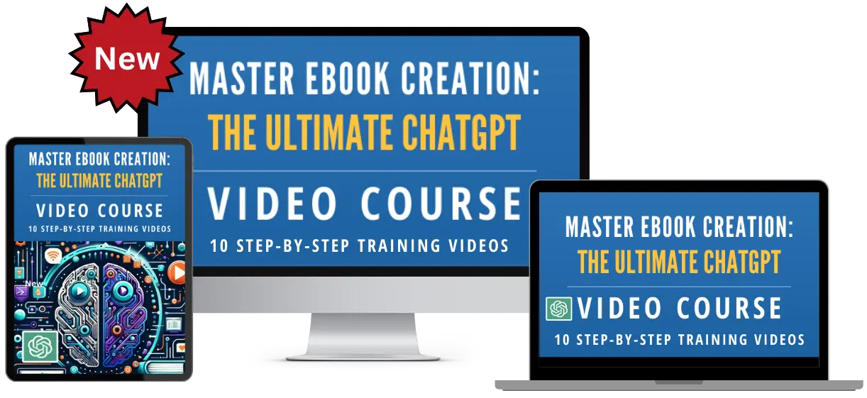 how to write ebooks with chatgpt training videos for beginners