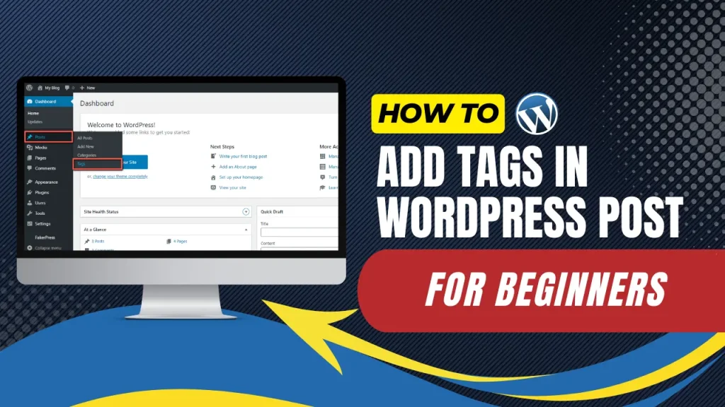how to add tags in wordpress post for beginners