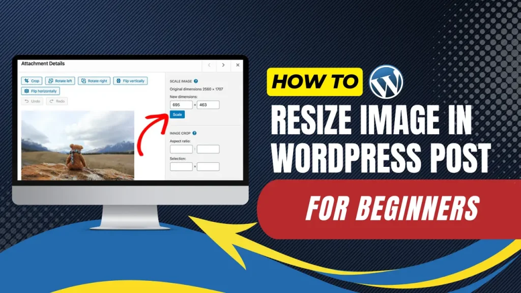 how to resize image in wordpress post for beginners