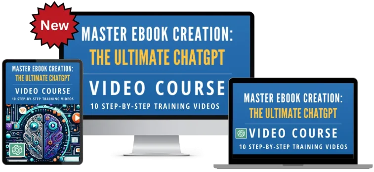 how to create ebook using chatgpt