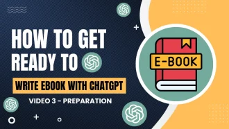 how to get ready to write ebook with chatgpt