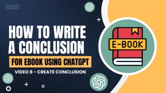 how to write a conclusion for ebook using chatgpt